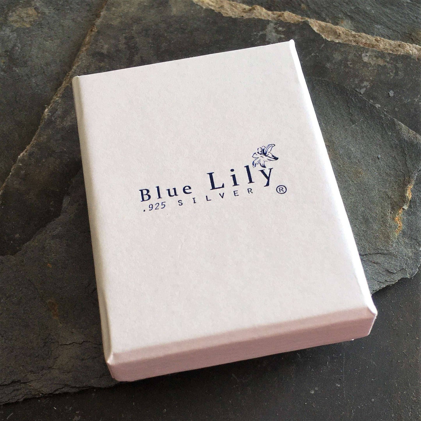 Bluelily925silver - SS409B - 6MM ROUND BLUE TQ STUD