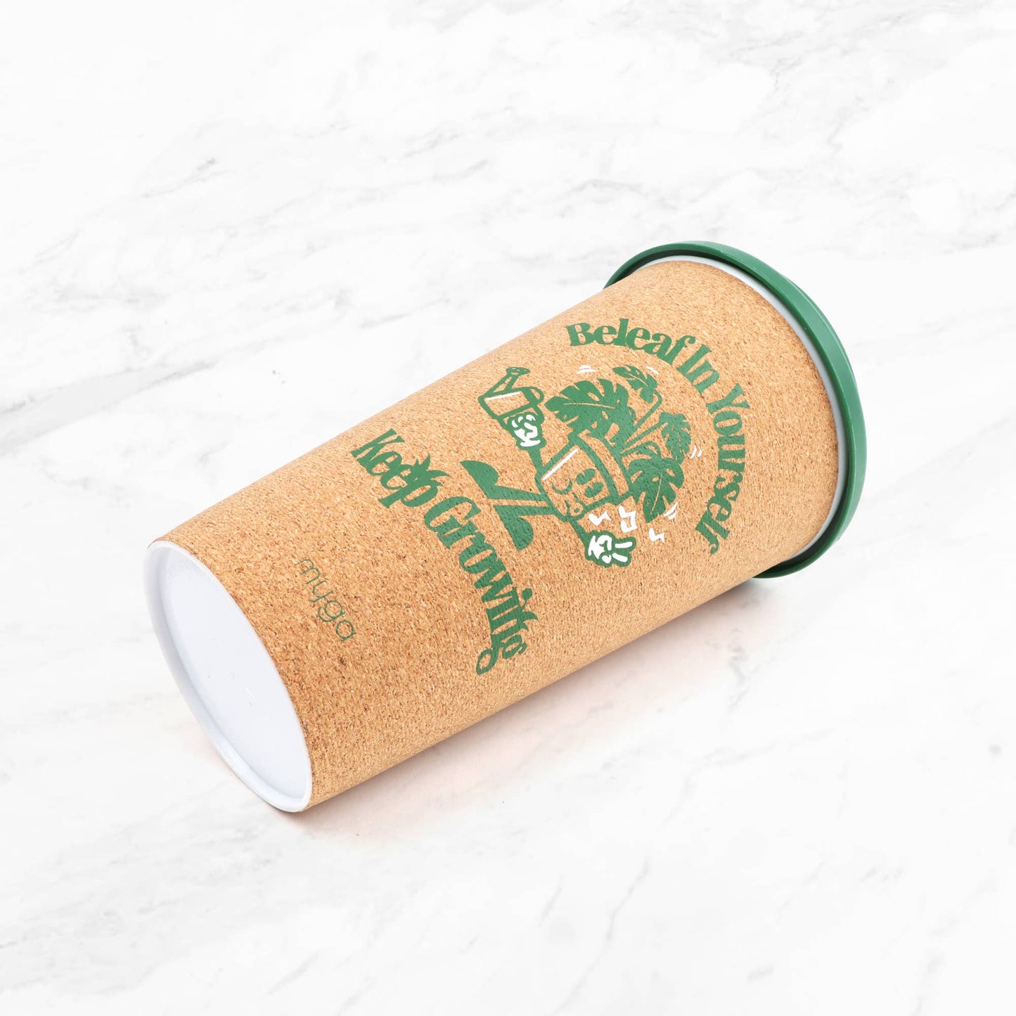 Double-Walled Cork Travel Cup - Beleaf