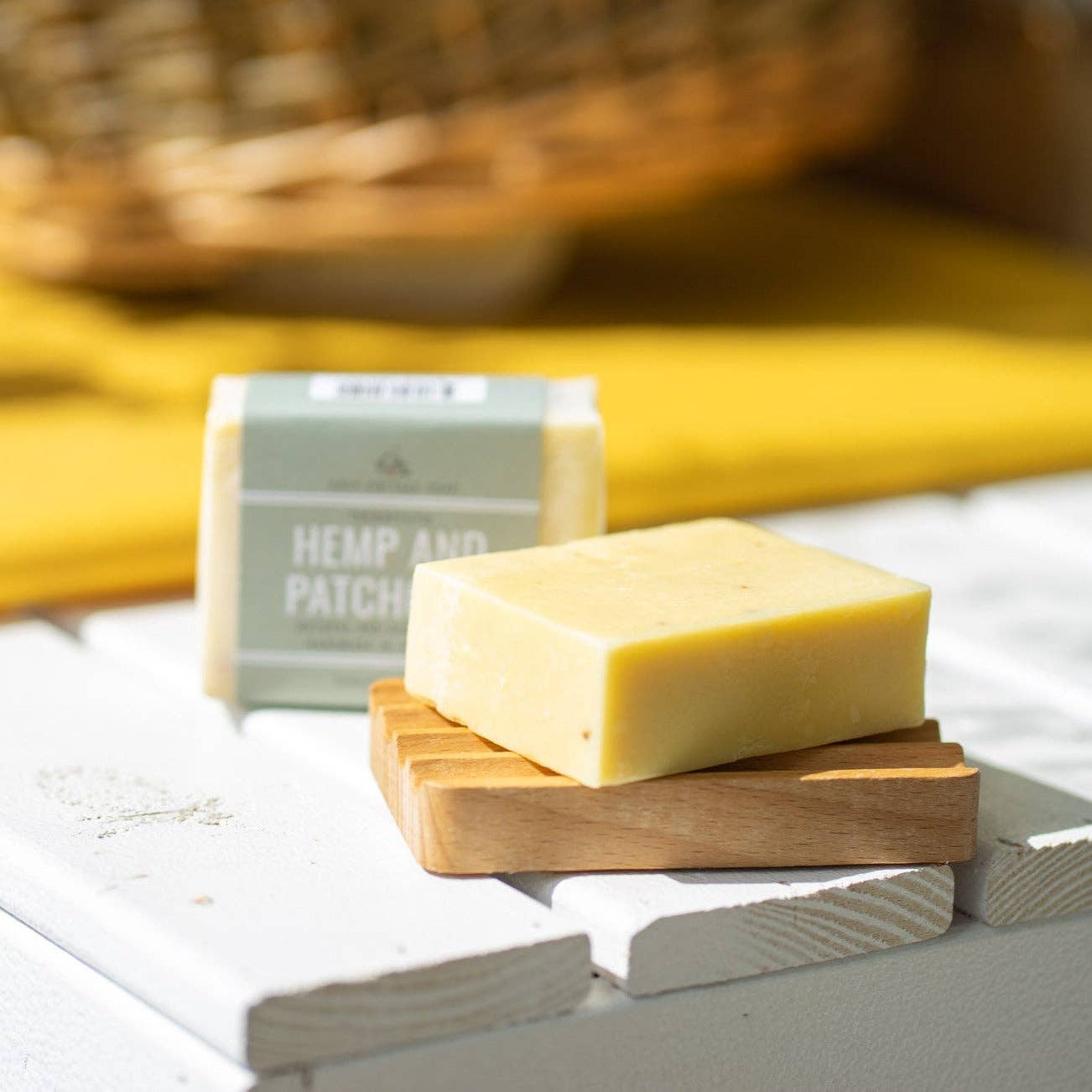 Handmade Hempseed & Patchouli Oil Soap: 55g Bar