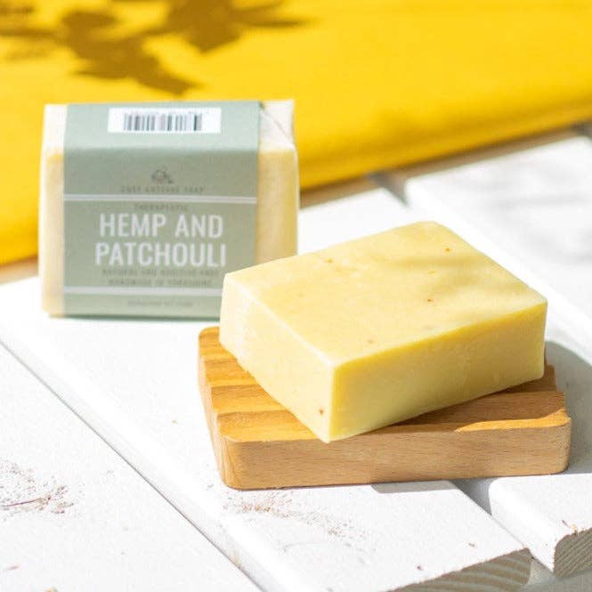Handmade Hempseed & Patchouli Oil Soap: 55g Bar