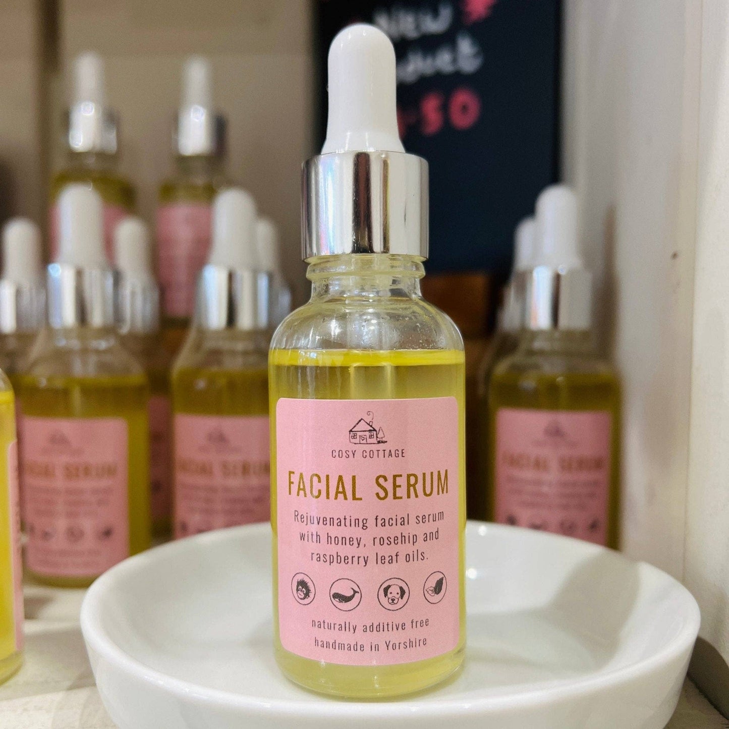 Cosy Cottage Soap - Rosehip & Raspberry Leaf Oils Facial Serum - Nourishing & Protecting