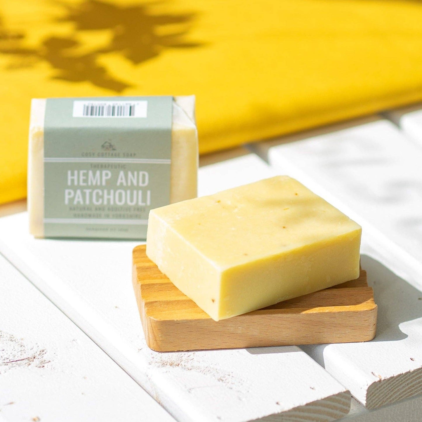 Handmade Hempseed & Patchouli Oil Soap: 55g Bar