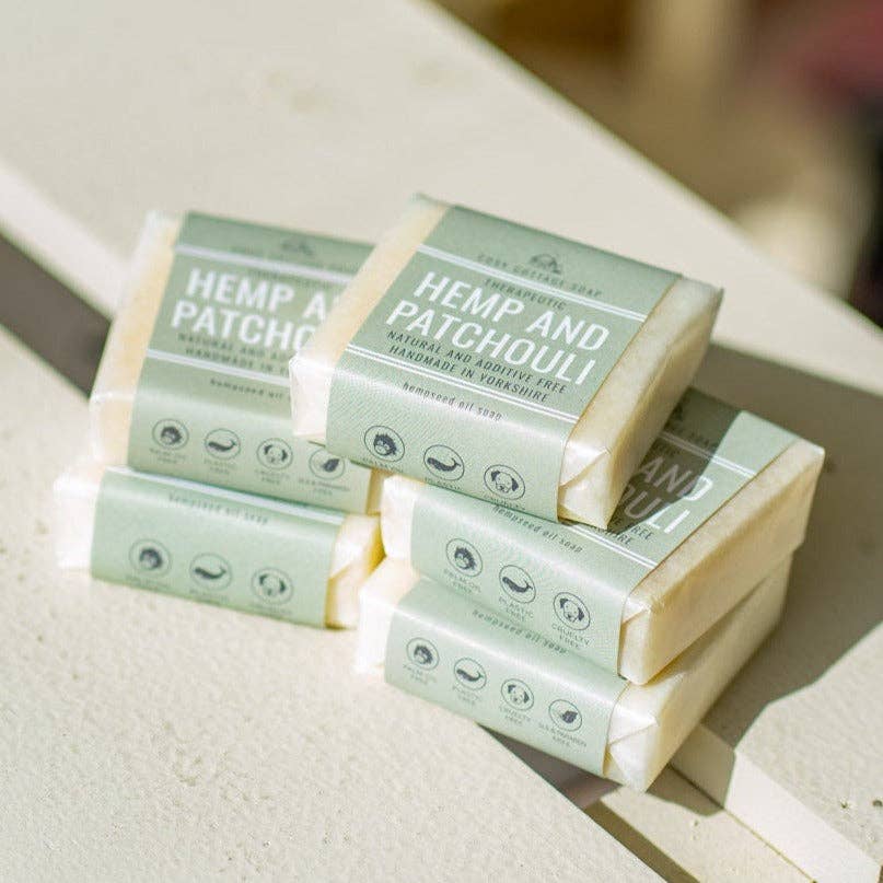 Handmade Hempseed & Patchouli Oil Soap: 55g Bar