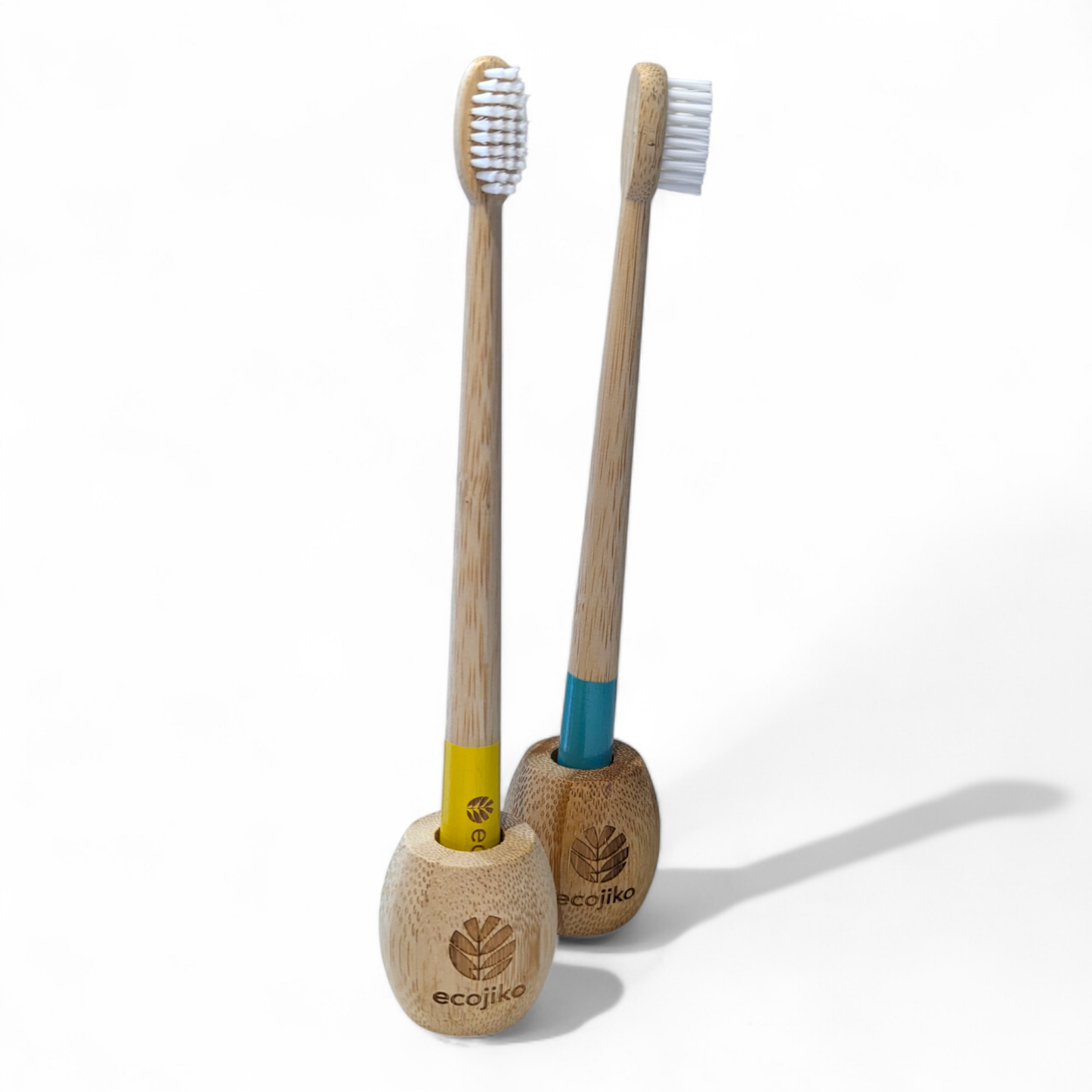 ecojiko - Bamboo Toothbrush Stand | Waxed Adult Sustainable Toothbrush