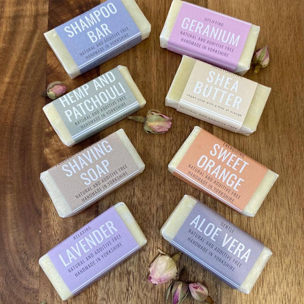 Cosy Cottage Soap - Guest & Travel Size 20g Soap, Shampoo & Shaving Bars