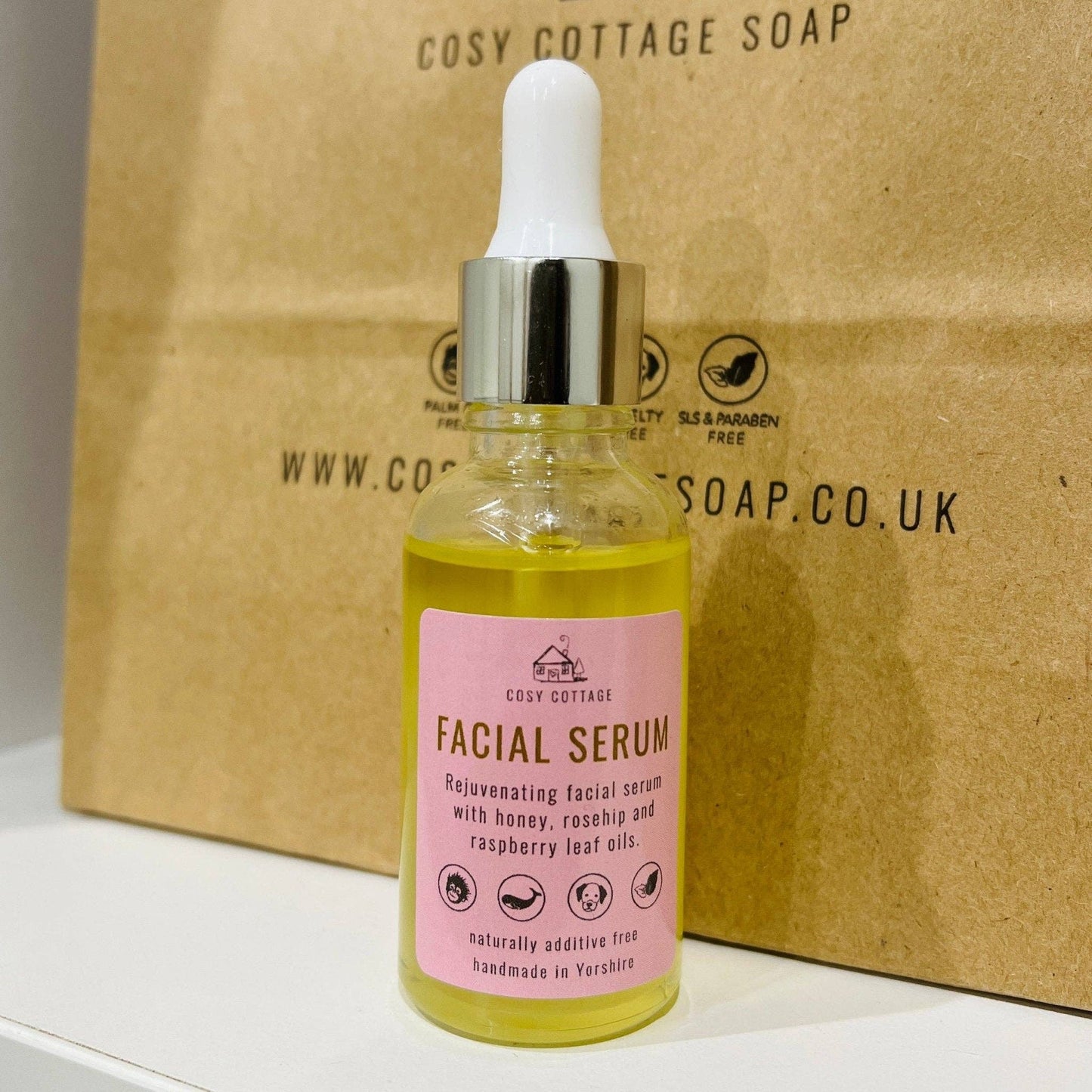 Cosy Cottage Soap - Rosehip & Raspberry Leaf Oils Facial Serum - Nourishing & Protecting