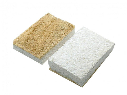 ecoLiving - Loofah Kitchen Sponge Scrubber