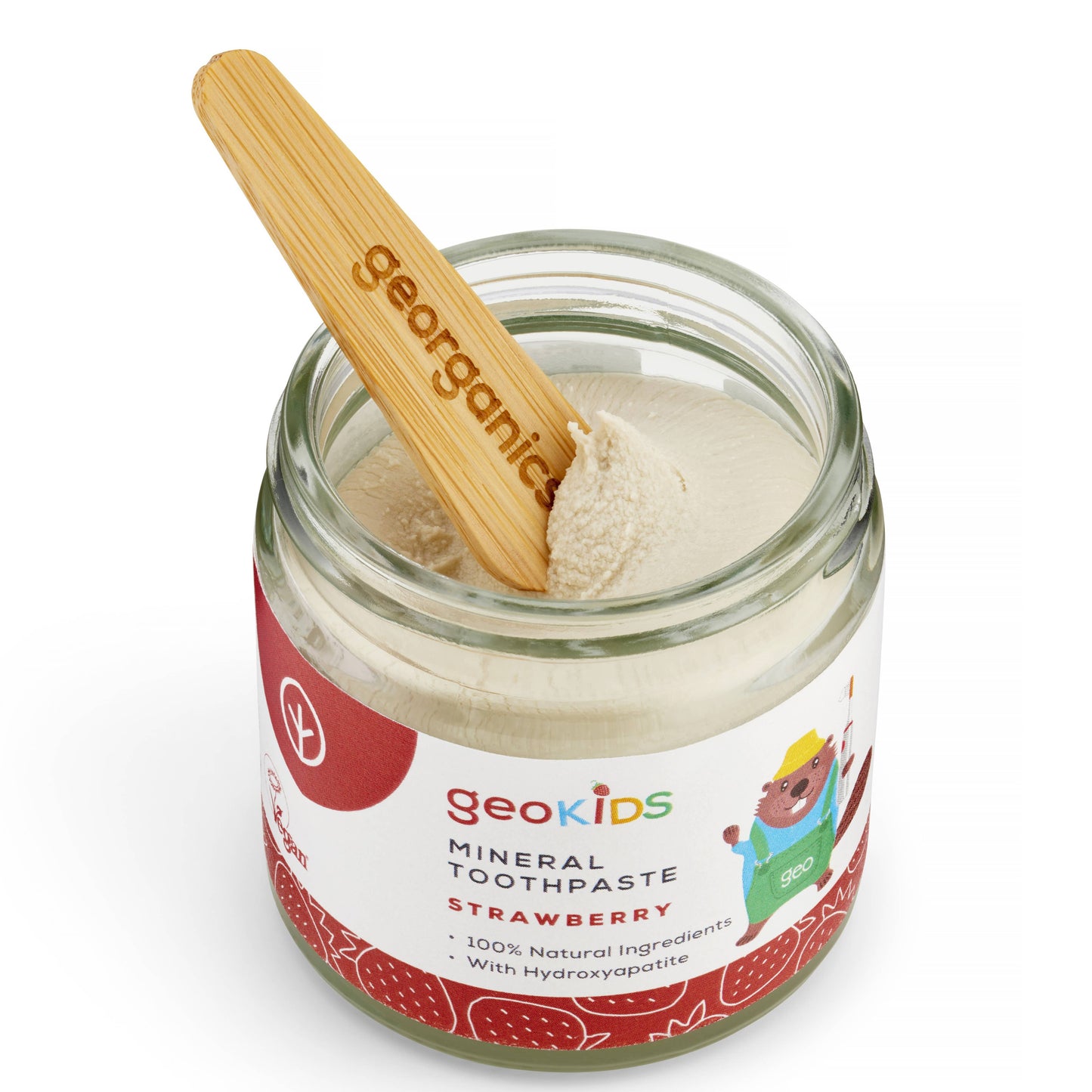 Georganics - NEW Geokids Mineral Toothpaste - Strawberry