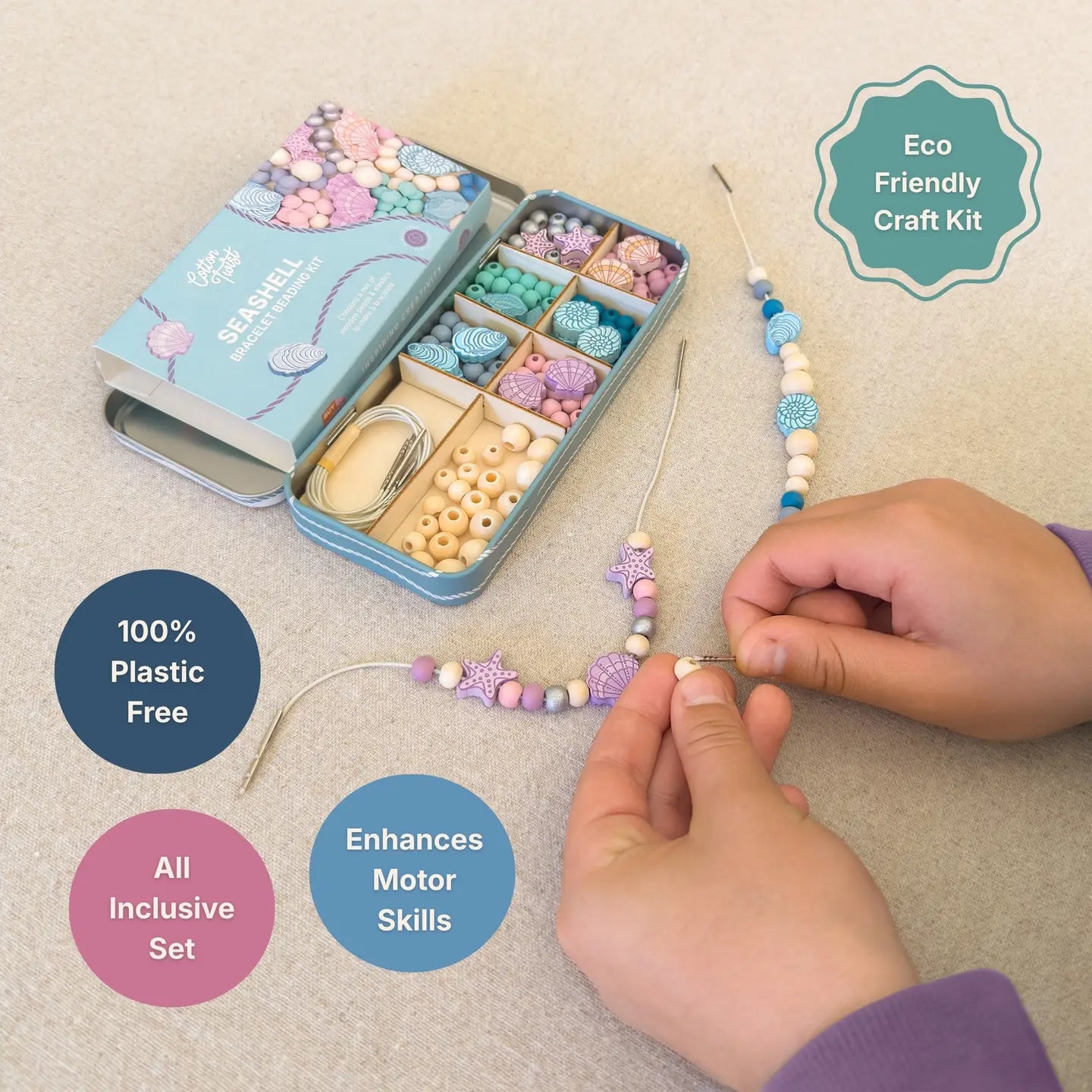 Seashell Bracelet Beading Kit