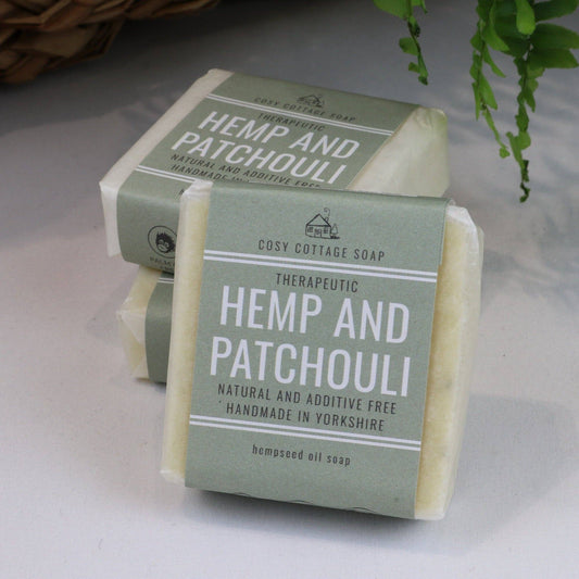 Handmade Hempseed & Patchouli Oil Soap: 55g Bar
